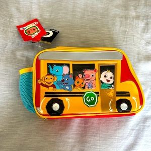NWT cocomelon school bus insulated lunch box